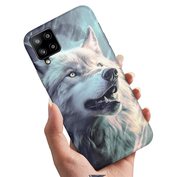Cover / Mobilcover til Samsung Galaxy A42 5G - Wolf