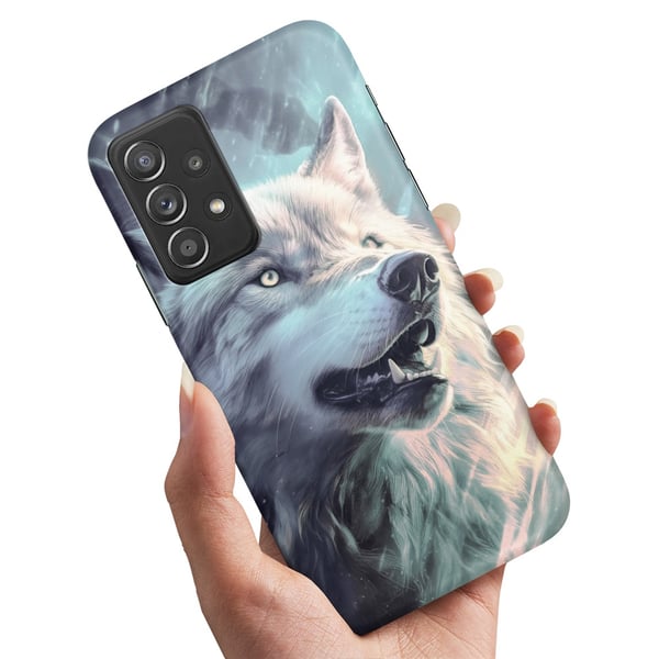 Cover / Mobilcover til Samsung Galaxy A53 5G - Wolf