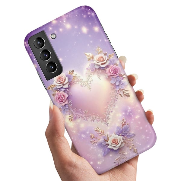Cover / Mobilcover til Samsung Galaxy S22 Plus - Heart