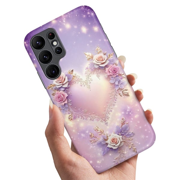 Deksel / Mobildeksel til Samsung Galaxy S24 Ultra - Heart