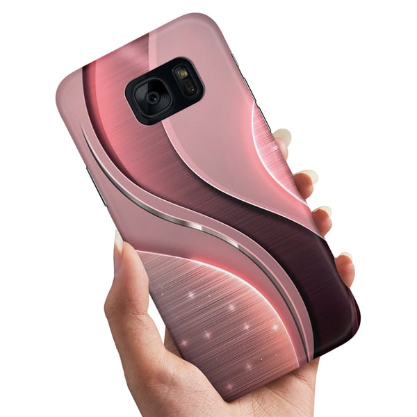 Cover / Mobilcover til Samsung Galaxy S7 - Abstract