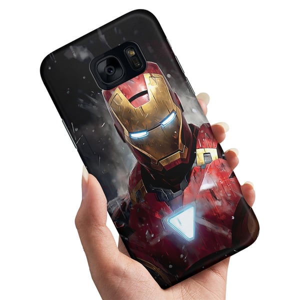 Cover / Mobilcover til Samsung Galaxy S7 Edge - Iron Man