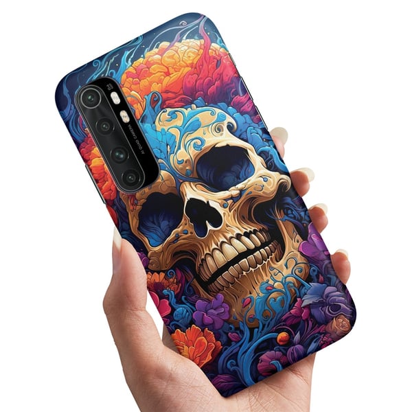 Cover / Mobilcover til Xiaomi Mi Note 10 Lite - Skull