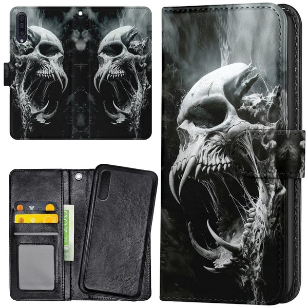 Huawei P20 Pro - Lommebok Deksel Skull