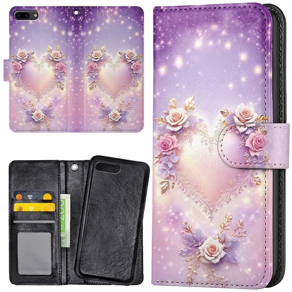 iPhone 7/8 Plus - Mobilcover/Etui Cover Heart