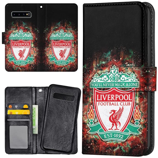 Samsung Galaxy S10 - Lommebok Deksel Liverpool