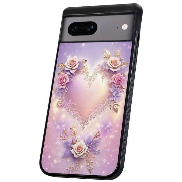 Google Pixel 7 - Cover/Mobilcover Heart