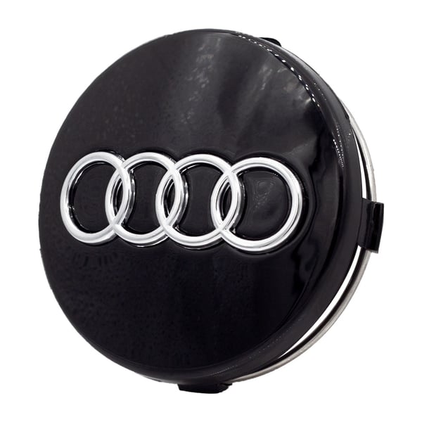 Audi Keskimerkki Auto - 4-Kpl - Svart 60 mm