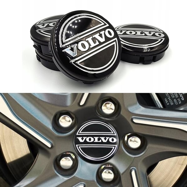 Volvo Keskimerkki Auto - 4-Kpl - 64mm Äldre
