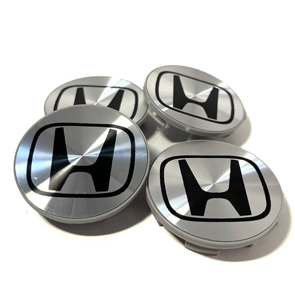Honda Keskimerkki Auto - 4-Kpl - 58mm - Silver