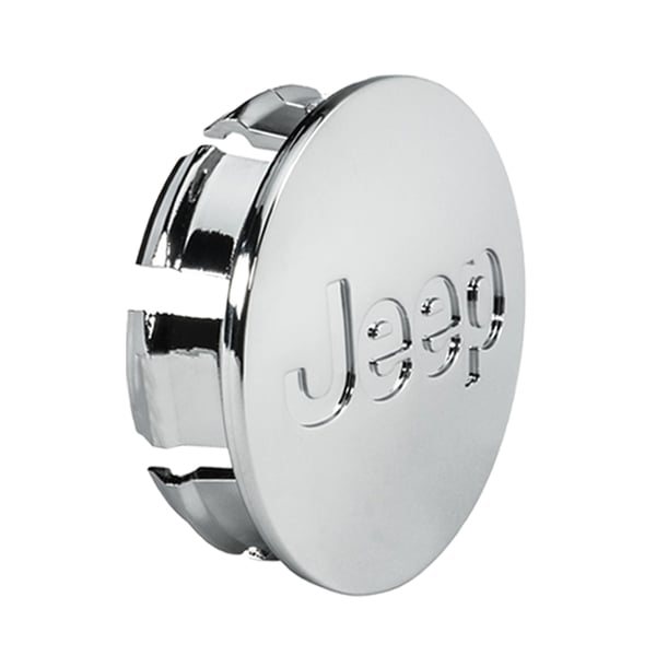 Jeep Keskimerkki Auto - 4-Kpl - 64mm - Silverkrom