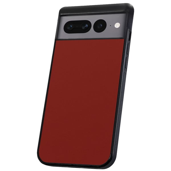 Google Pixel 8A - Cover/Mobilcover Mørkrød