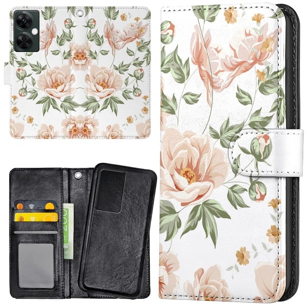 OnePlus Nord CE 3 Lite 5G - Lommebok Deksel Blomstermønster