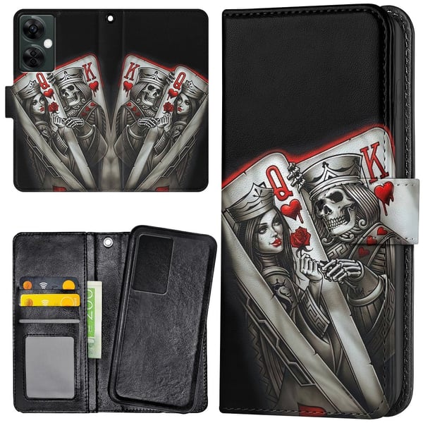 OnePlus Nord CE 3 Lite 5G - Mobilcover/Etui Cover King Queen Kortspil