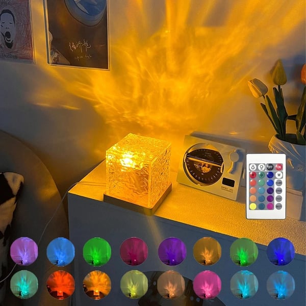 LED Havsprojektor med RGB Belysning – USB Drevet