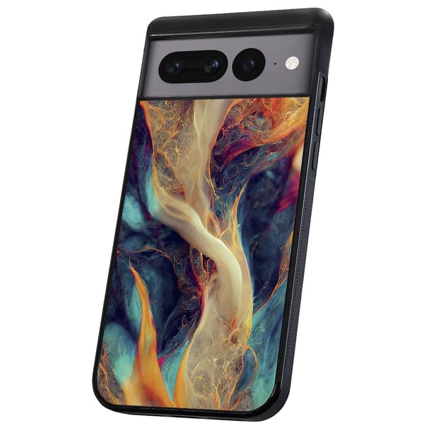 Google Pixel 9/9 Pro - Cover/Mobilcover Abstrakt Mønster