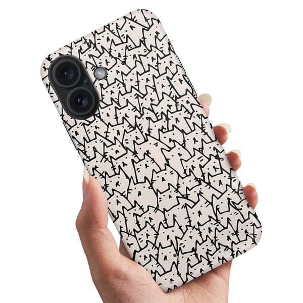 Kuoret / Suojakuoret iPhone 16 - Kissaryhmä