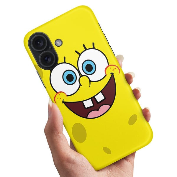 Cover / Mobilcover til iPhone 16 Plus - Svampebob