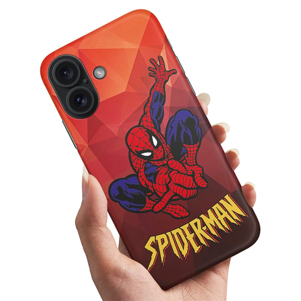 Cover / Mobilcover til iPhone 16 Plus - Spider-Man Cover / Mobilcover til iPhone 16 Plus - Spider-Man