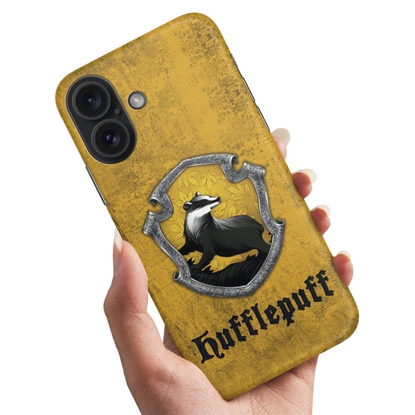 Cover / Mobilcover til iPhone 16 Plus - Harry Potter Hufflepuff
