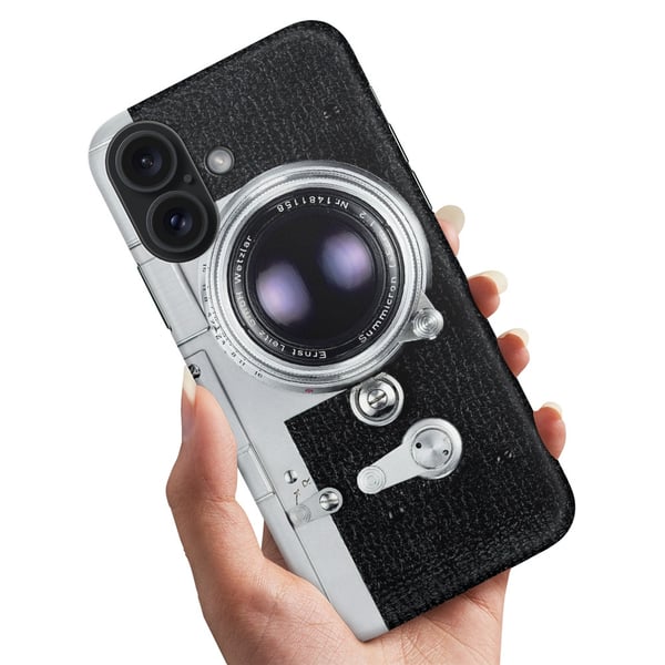 Kuoret / Suojakuoret iPhone 16 Plus - Retro Kamera
