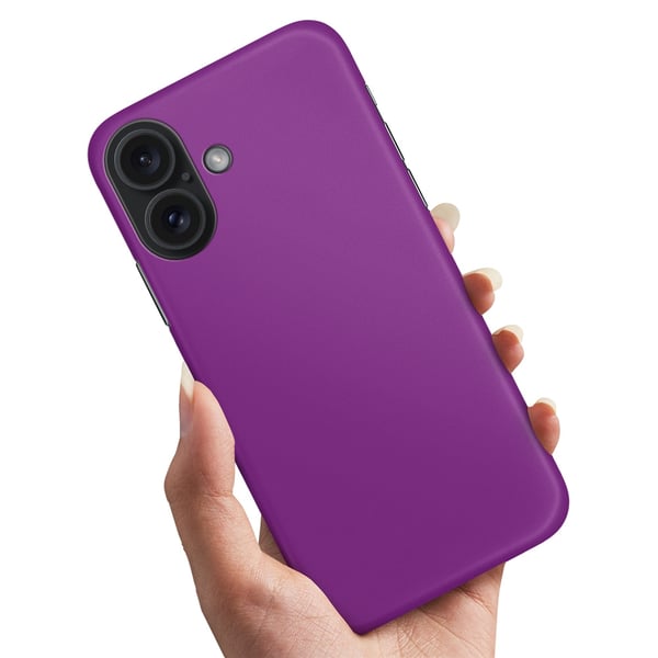Cover / Mobilcover til iPhone 16 Plus - Lilla