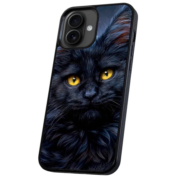 iPhone 16 - Kuoret/Suojakuori Musta Kissa