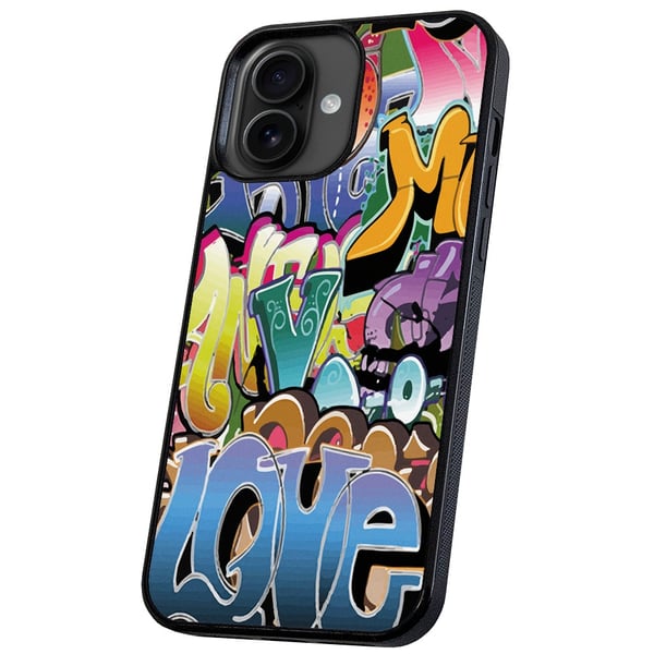 iPhone 16 Plus - Cover/Mobilcover Graffiti