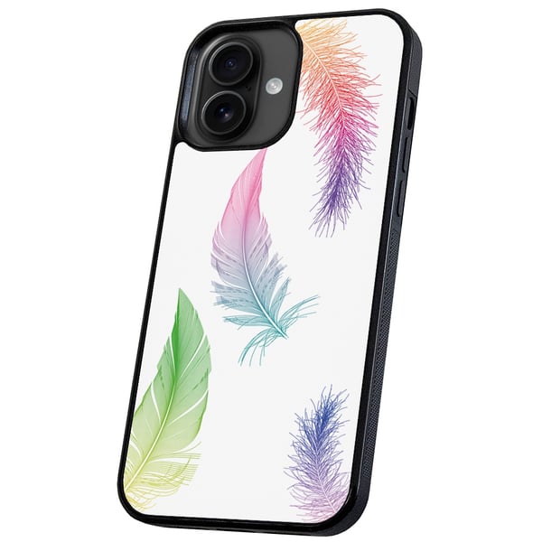 iPhone 16 Plus - Cover/Mobilcover Fjer