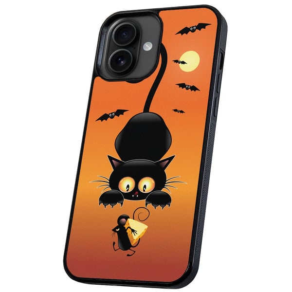 iPhone 16 Plus - Cover/Mobilcover Kat og Mus