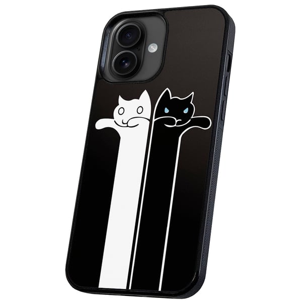 iPhone 16 Plus - Skal/Mobilskal Avlånga Katter