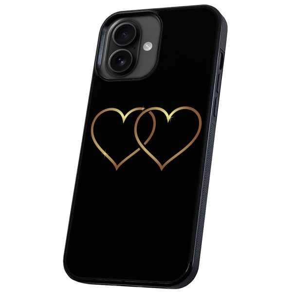 iPhone 16 Plus - Kuoret/Suojakuori Double Hearts