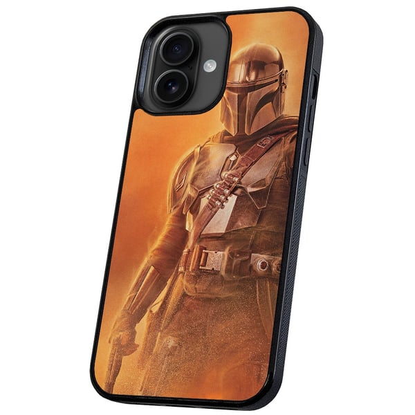iPhone 16 Plus - Cover/Mobilcover Mandalorian Star Wars