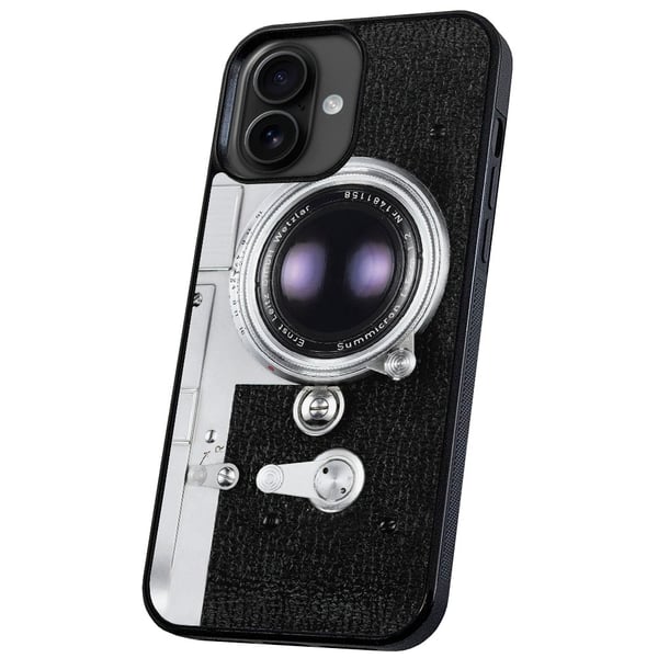 iPhone 16 Plus - Cover/Mobilcover Retro Kamera