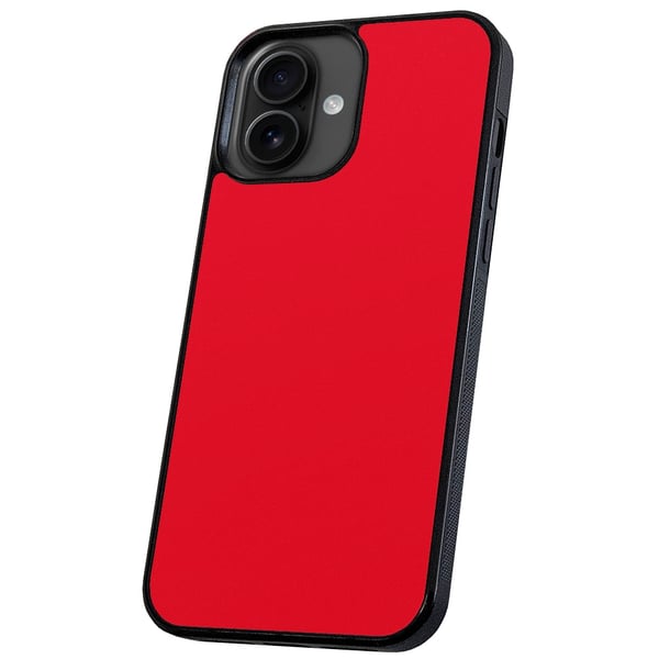 iPhone 16 Plus - Skal/Mobilskal Röd