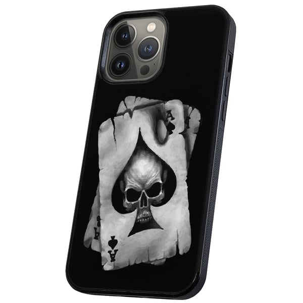 iPhone 16 Pro - Cover/Mobilcover Dødningehoved Kortspil