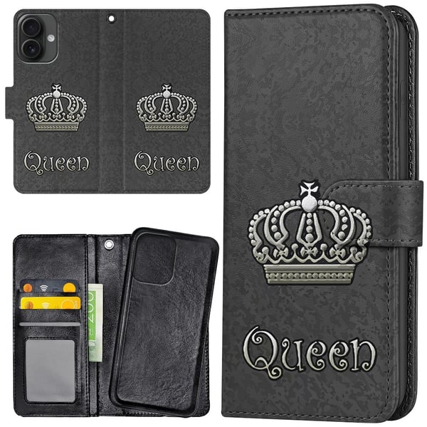 iPhone 16 Plus - Plånboksfodral/Skal Queen