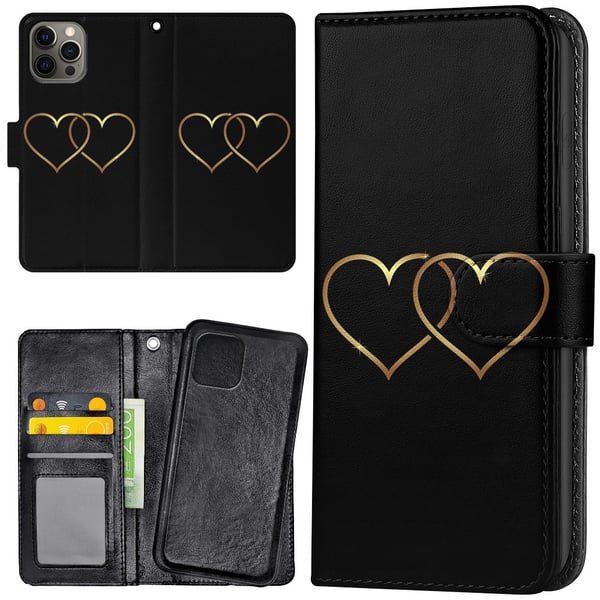 iPhone 16 Pro - Mobilcover/Etui Cover Double Hearts