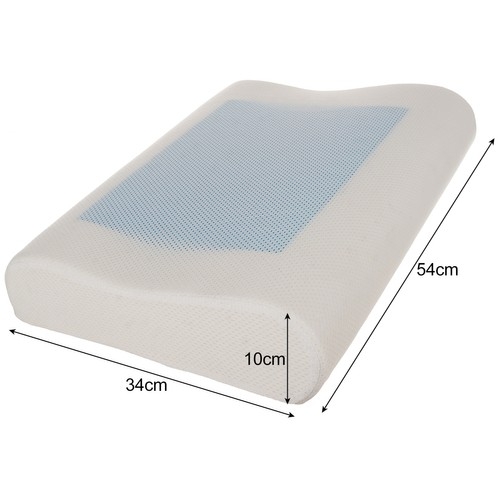 Ergonomisk pute / Memory Foam - Kjølende gel