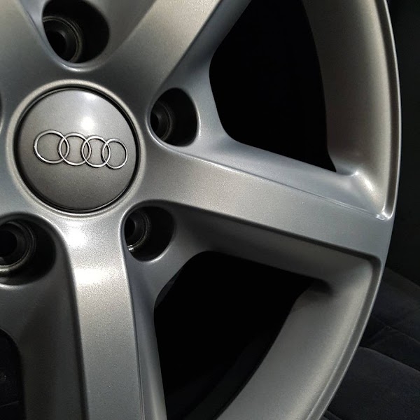 Audi Senterkopper / Hjulnav Bil Emblem - 4-pak - Silver 68 mm