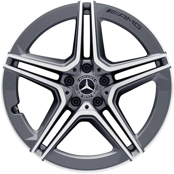 Mercedes-Benz Centrumkåpor / Hjulnav Bil Emblem - 4-Pack - 75mm BENZ Svart