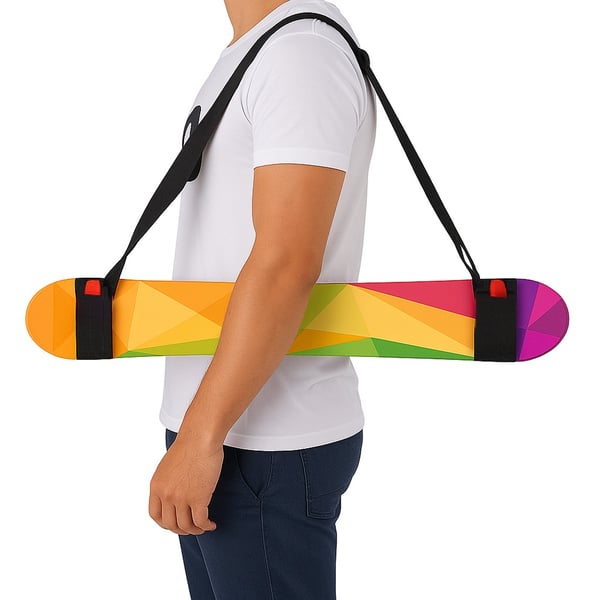Skidband / Skidhållare – Bärrem för skidor - 4-Pack