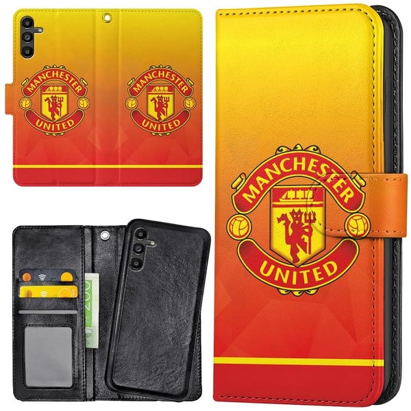 Samsung Galaxy A16 4G/5G - Lommebok Deksel Manchester United