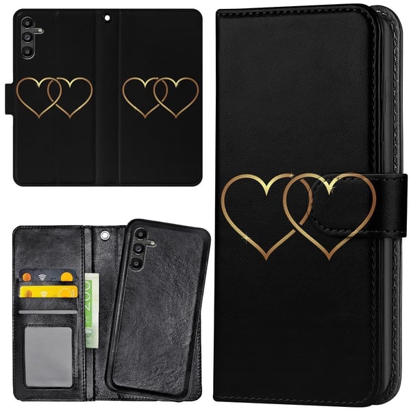 Samsung Galaxy A16 4G/5G - Lommebok Deksel Double Hearts