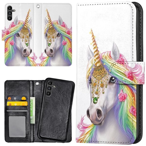 Samsung Galaxy A35 5G - Lommebok Deksel Unicorn/Enhjørning