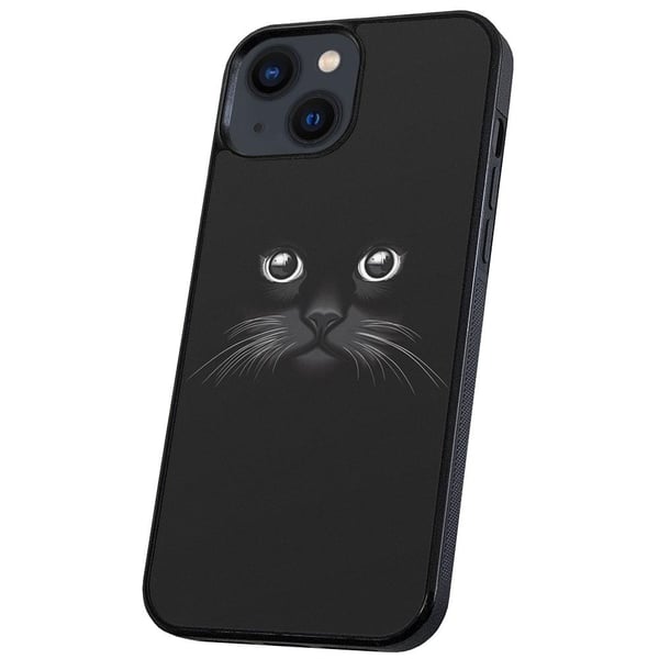 iPhone 13 Mini - Kuoret/Suojakuori Musta Kissa