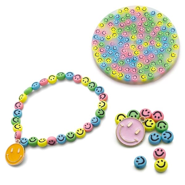 DIY Armbånd / Armbånd for Barn - Pick-n-pop Smiley - Smiley
