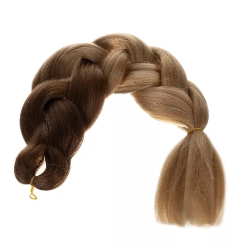 Jumbo Braid / Løshår Hårflette - 60 cm - Ljusbrun