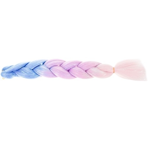 Jumbo Braid / Lisähiukset Hiuspalmikko - 60 cm - Pastell Ombre