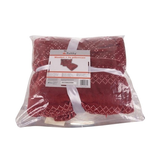 Påslakan Set / Örngott - 160x200 cm - Red